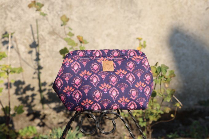 Clap-clap - Tissu indien 1 (marine)