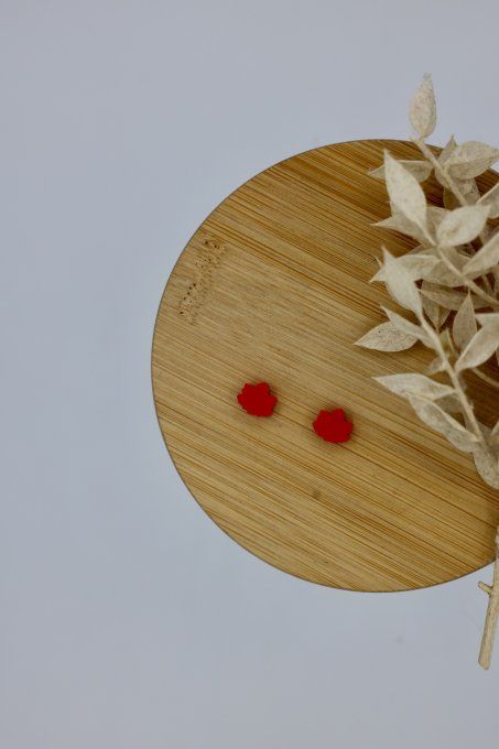  Stoppeurs de mailles - Feuilles rouge