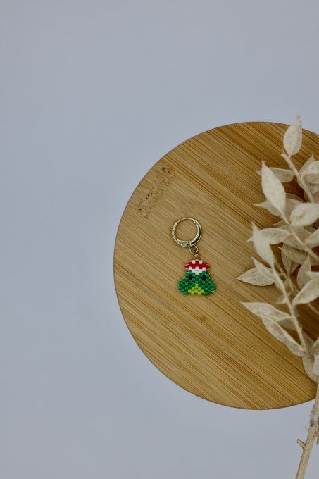 Marqueurs tissés à la main - Grenouille champi