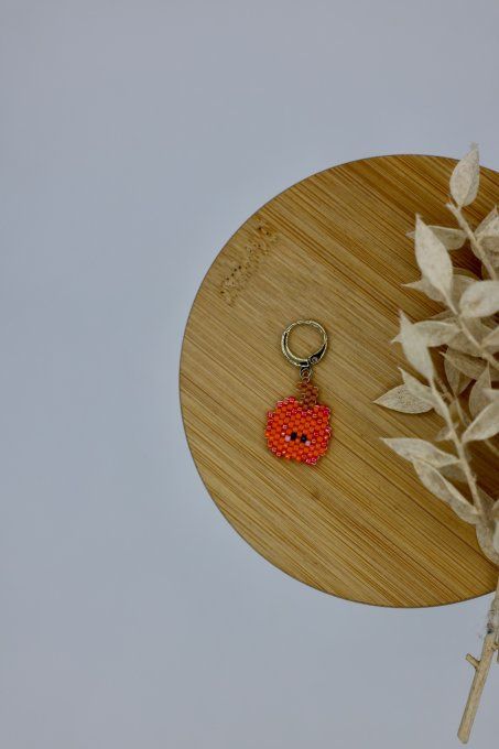 Marqueurs tissés à la main - Citrouille (queue marron)