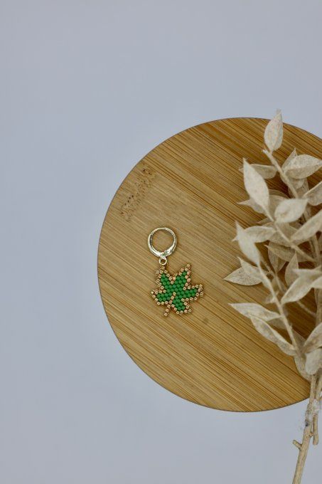 Marqueurs tissés à la main - Feuilles d'érable 