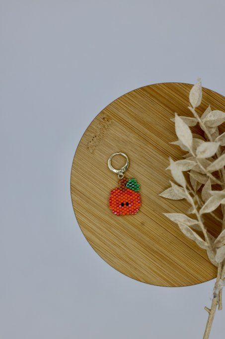 Marqueurs tissés à la main - Citrouille feuilles