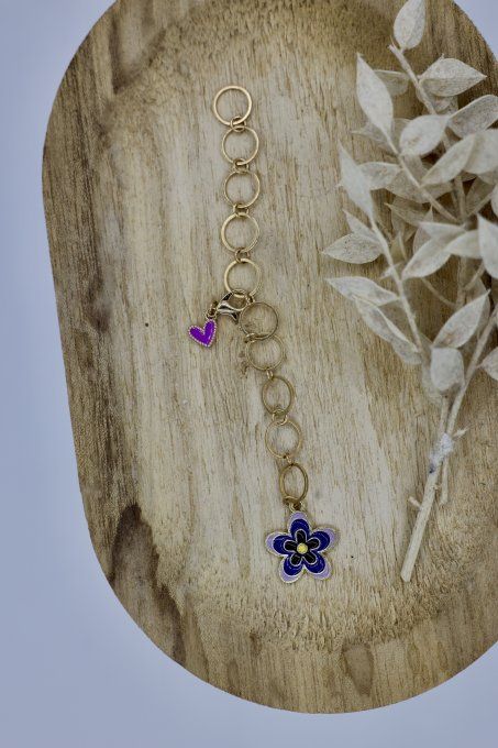 Compte-rangs - Fleurs 3 couleurs 