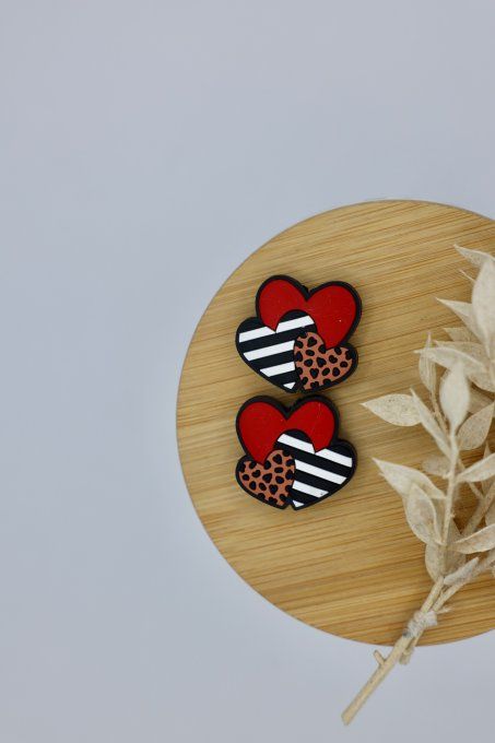 Stoppeurs de mailles - Trio de coeurs