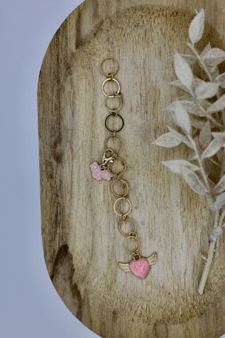 Compte-rangs - Coeur ailés