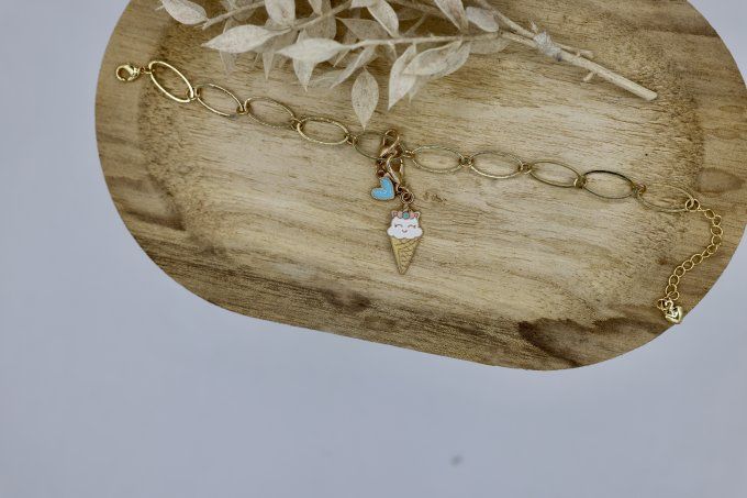 Compte-rangs bracelet - Cône Licorne