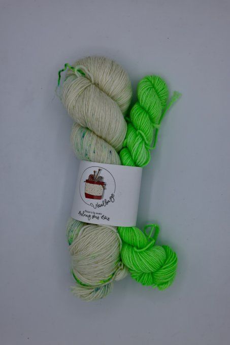 Kit sock stellina  - Au coeur de la prairie & vert rétine