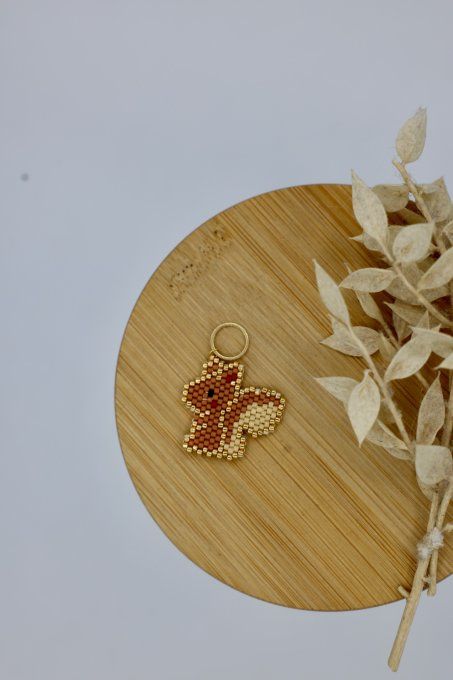 Marqueurs tissés à la main - Ecureuil