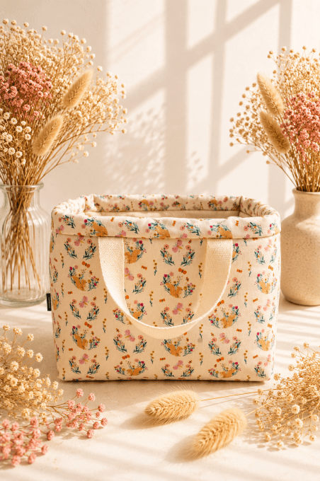 Clap-clap L - Fleurs d'été & petits écureuils 