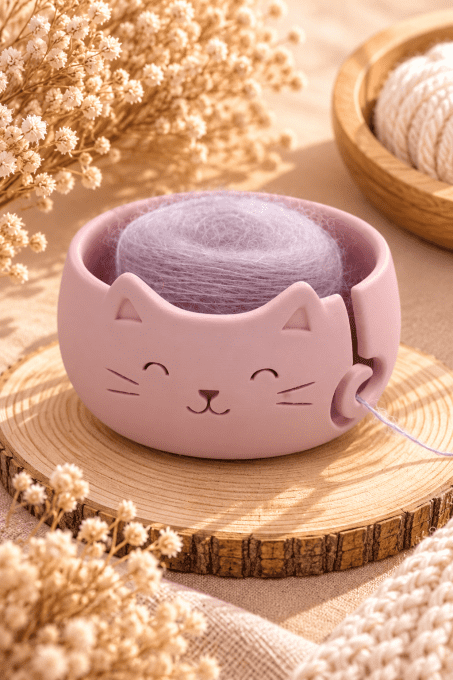 Bol à laine - Chat