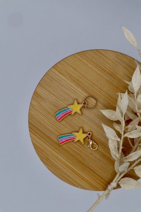 Marqueurs - Etoiles filantes arc-en-ciel