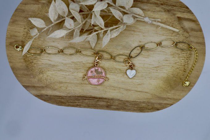 Compte-rangs bracelet - Chat sur la terre