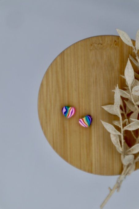  Stoppeurs de mailles - Petites aiguilles - Coeurs zébré 