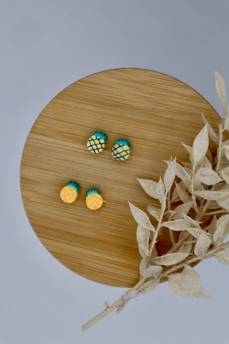  Stoppeurs de mailles - Petites aiguilles - Ananas jaune