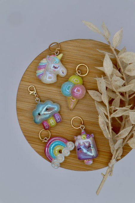 Marqueurs - Lot de 5 - Licorne