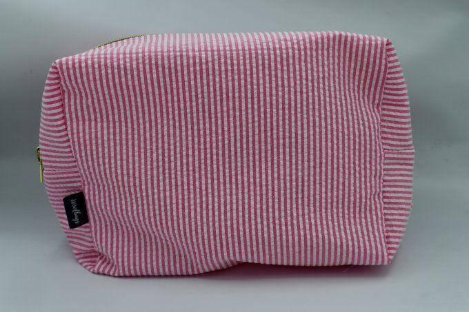 La Trousse Rectangulaire - La rayure rose