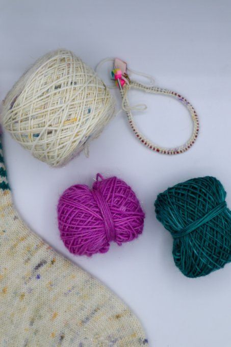 Kit chaussettes Blooming Lavender de Stone Knits