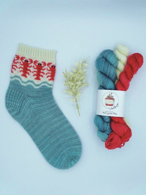 Kit chaussettes Homard de Lysandre Hourdin 